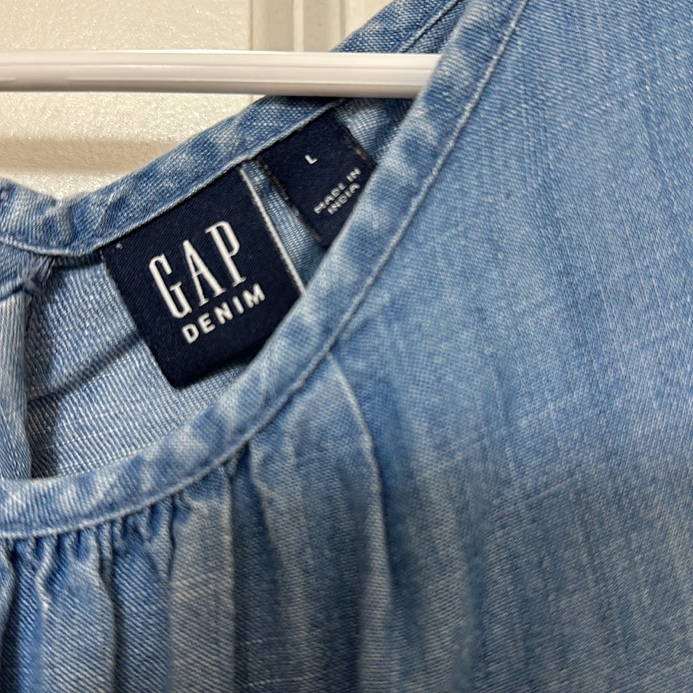 Gap Denim dress, size large - Picture 3 of 5